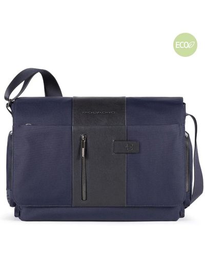 Piquadro Laptop -taschen koffer - Blau