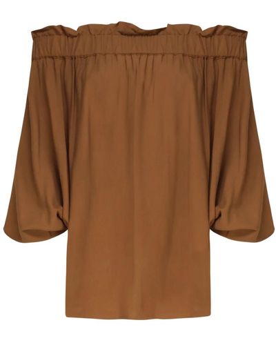 Mariuccia Milano Blouses & shirts > blouses - Marron