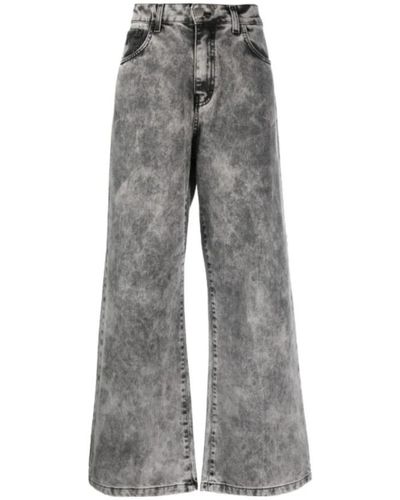 FEDERICA TOSI Wide Jeans - Grey