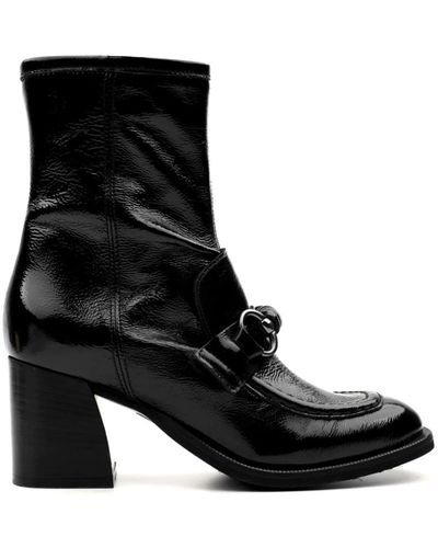 Zoe Heeled Boots - Black