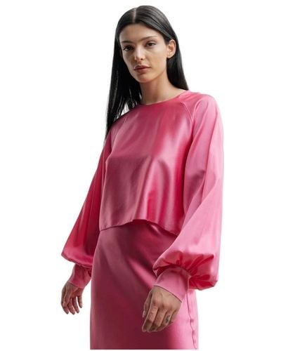 Ahlvar Gallery Ida silk blouse - Rosa