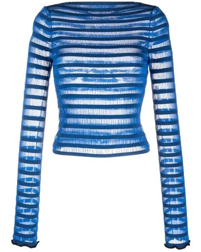 Proenza Schouler Round-Neck Knitwear - Blue
