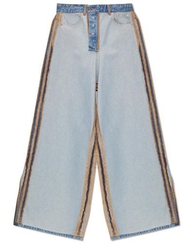 Vetements Jeans with inside-out effect - Azul