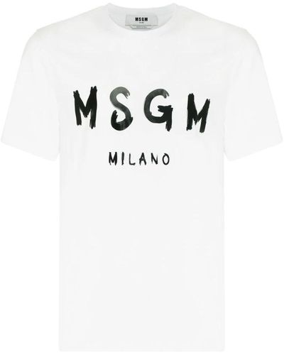 MSGM T-Shirts - White