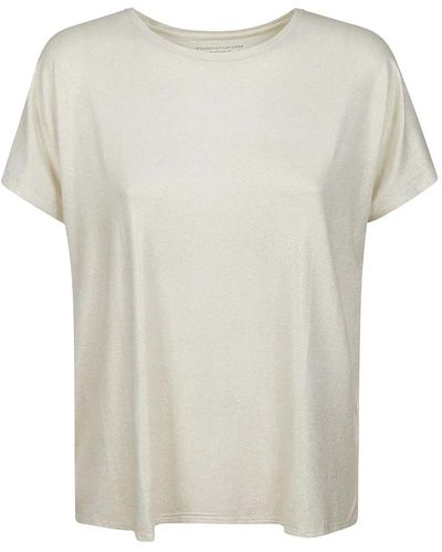 Majestic Filatures Kurzarm rundhals t-shirt - Weiß
