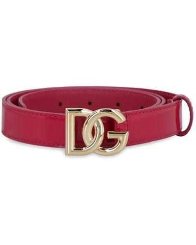 Dolce & Gabbana Belts - Rosso