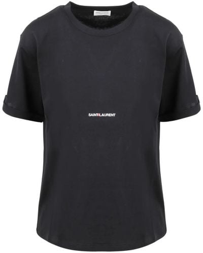 Saint Laurent T-Shirts - Black