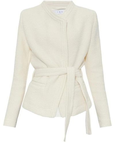 IRO Belted jacket - Bianco