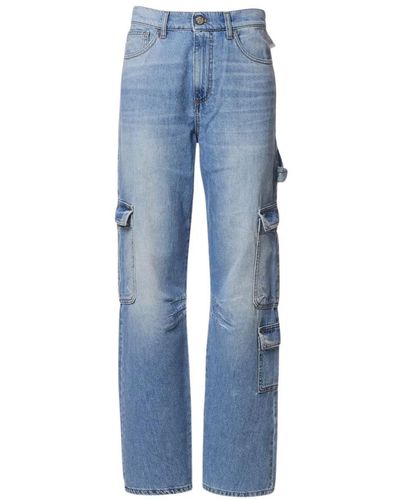 Manila Grace Cargo jeans - Blu