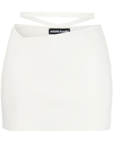 ANDREA ADAMO Short Skirts - Weiß