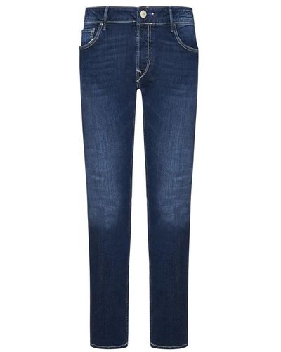 Hand Picked Slim-Fit Jeans - Blue