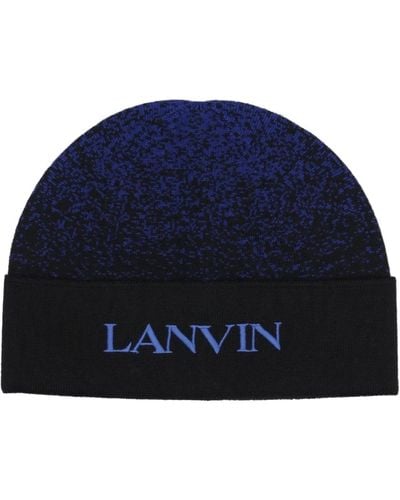 Lanvin Accessories > hats > beanies - Bleu