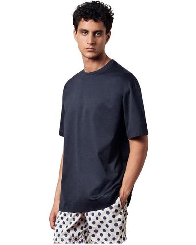 Massimo Alba Nevis oversize fit t-shirt - Blu