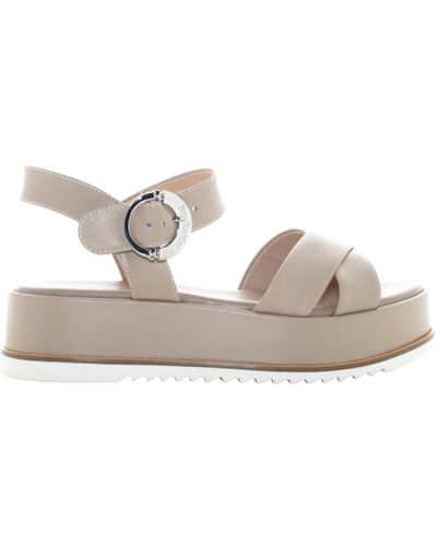 Nero Giardini Shoes > sandals > flat sandals - Neutre
