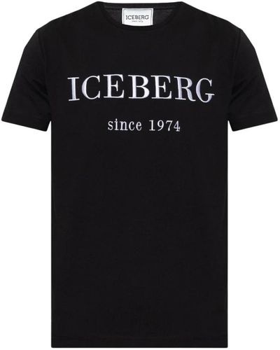 Iceberg T-shirt with logo - Nero