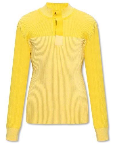 Jacquemus Ribbed sweater - Gelb