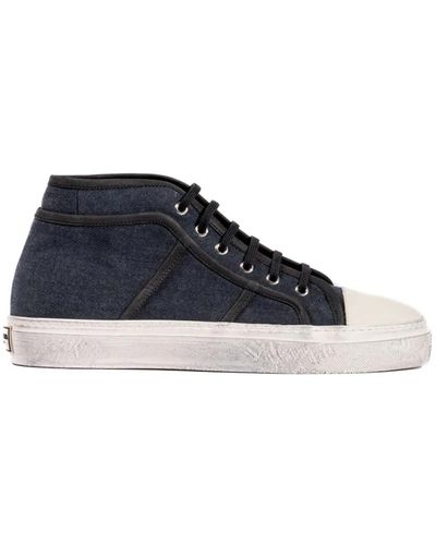 Dolce & Gabbana Vintage mid-top sneakers made in italy - Blau
