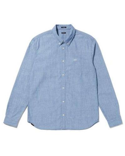 Denham Shirts > casual shirts - Bleu