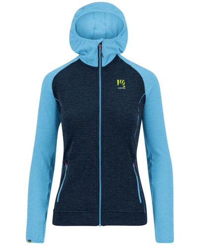 Karpos Full-zip hoodie für frauen - Blau