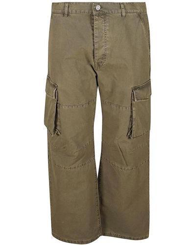 Golden Goose Wide Trousers - Green