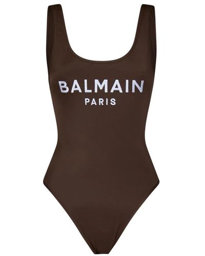 Balmain One-Piece - Brown