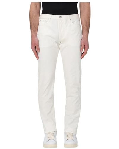Giorgio Armani Slim-Fit Jeans - White