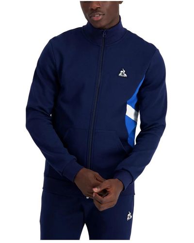 Le Coq Sportif Saison full zip sweatshirt - Blau
