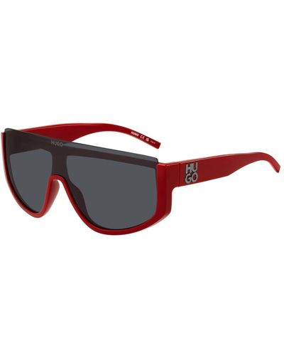 BOSS Rot/graue sonnenbrille hg 1283/s