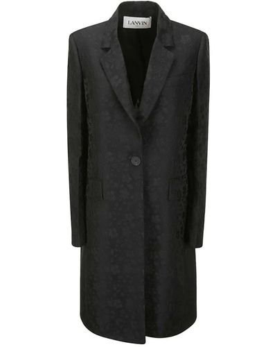 Lanvin Coats > single-breasted coats - Noir