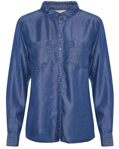 My Essential Wardrobe Camicia - Blu