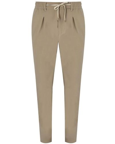 Cruna Slim-Fit Trousers - Natural