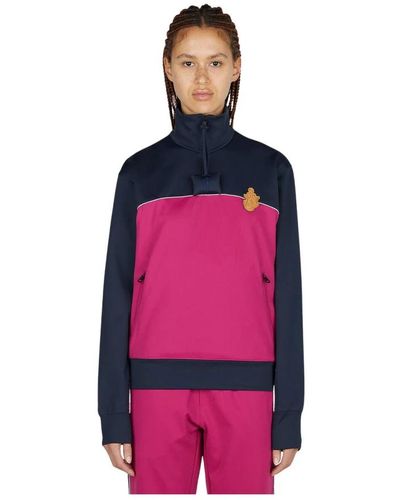 Moncler Non-binary colourblock sweatshirt - Pink