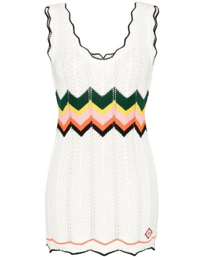 Casablancabrand Knitted dresses - Weiß