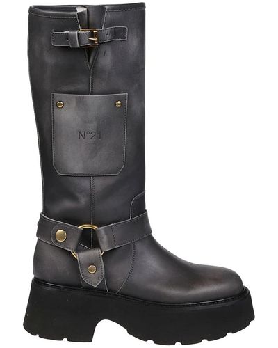 N°21 Shoes > boots > high boots - Noir