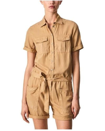 Pepe Jeans Playsuits - Brown