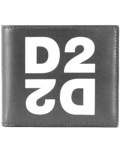 DSquared² Wallets & Cardholders - Metallic