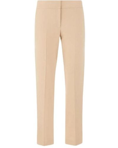 Marella Cropped Trousers - Natural