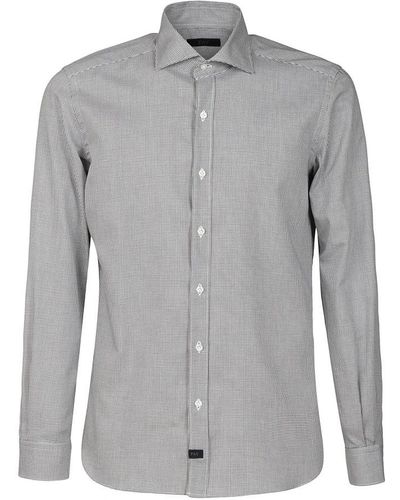 Fay Casual Shirts - Grey