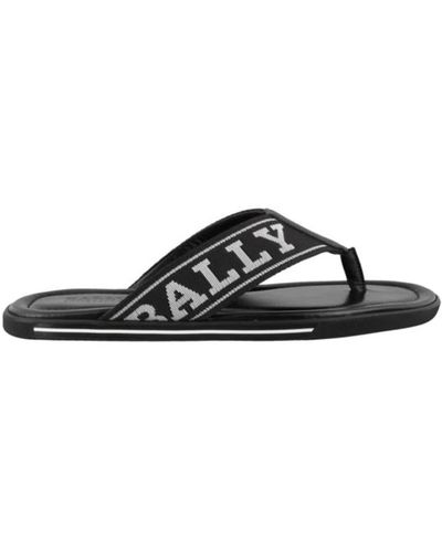 Bally Shoes > flip flops & sliders > flip flops - Noir