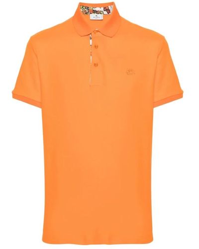 Etro Polo Shirts - Orange