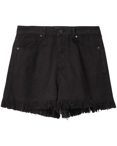 Gaelle Paris Denim bermuda shorts in schwarz