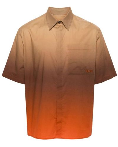 MSGM Short sleeve camicie - Marrone