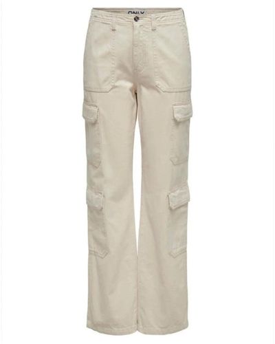 ONLY Tapered trousers - Natur