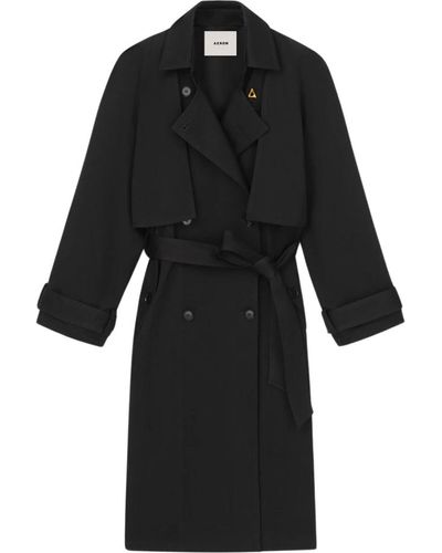 Aeron Coats > trench coats - Noir
