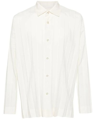 Issey Miyake Casual shirts - Weiß