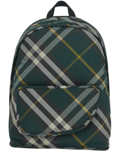 Burberry Stylischer shield rucksack aus nylon - Grün