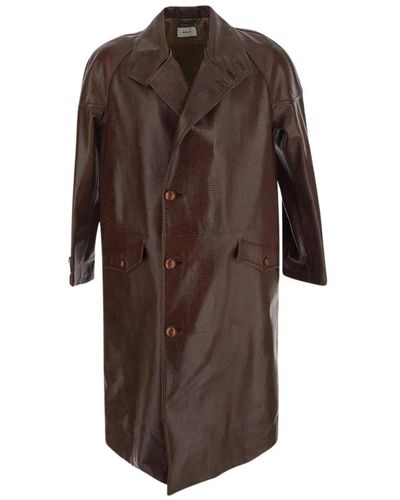 Bally Coats > single-breasted coats - Marron