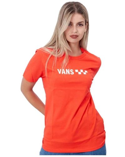 Vans Urban striper t-shirt - Rosso