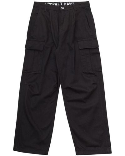 Alpha Industries Straight Trousers - Black