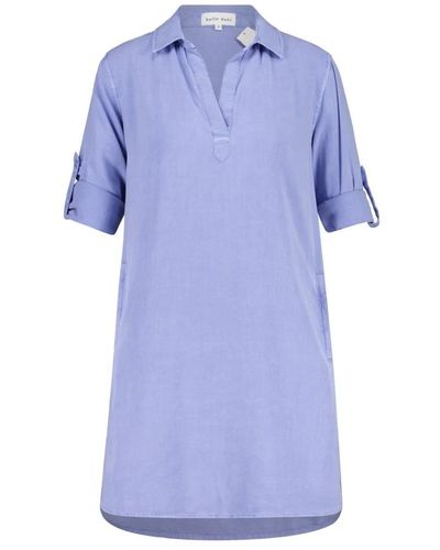 Bella Dahl Dresses > day dresses > shirt dresses - Bleu